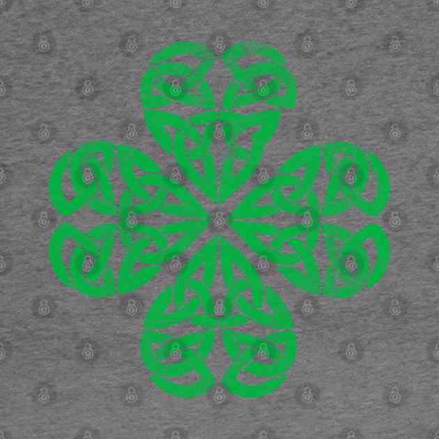 Traditional Celtic Shamrock by Vector Deluxe